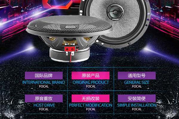 劲浪FOCAL 165AC 6.5寸同轴喇叭